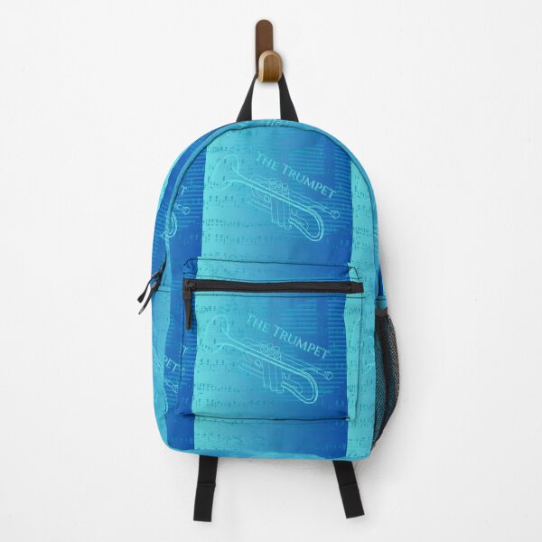 Item preview, The Trumpet In Teal & Turquoise designed and sold by BrightrDayMusicArt.