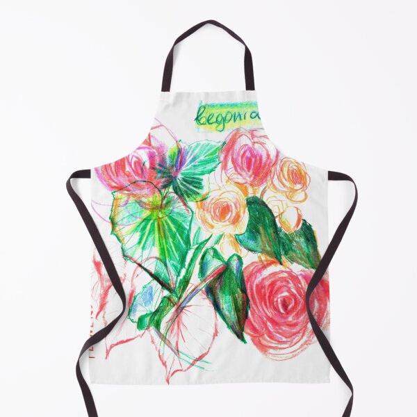 Item preview, Begonia flower artistic collage designed and sold by bokasin.