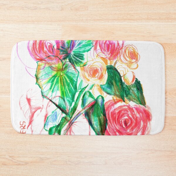 Item preview, Begonia flower artistic collage designed and sold by bokasin.