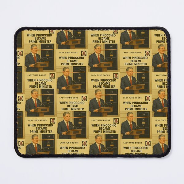 Item preview, When Pinocchio Became Prime Minister Kier Starmer Parody | Lady Turd Books designed and sold by ZEDorDEAD.