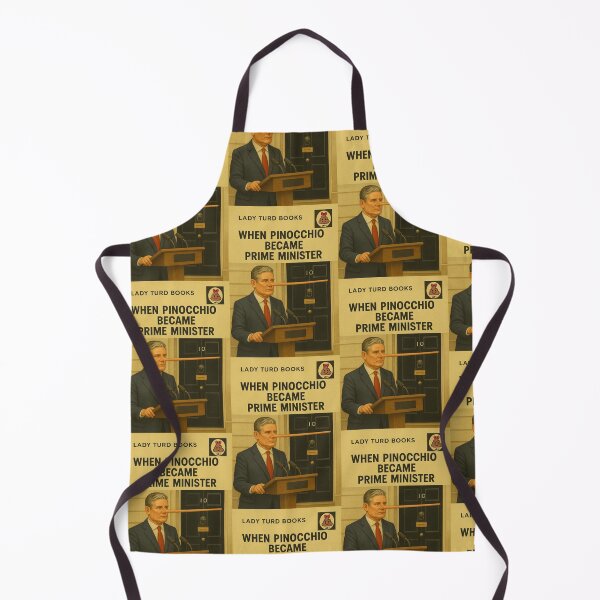 Item preview, When Pinocchio Became Prime Minister Kier Starmer Parody | Lady Turd Books designed and sold by ZEDorDEAD.