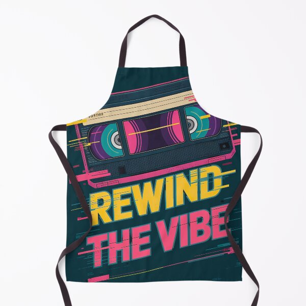 Item preview, Rewind The Vibe VHS T-Shirt - Retro Graphic Tee for Men and Women designed and sold by pnidesign.