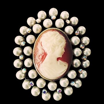 Artwork thumbnail, Classic Vintage Cameo - Art Photo - Jewelry Inspired Gift by OneDayArt
