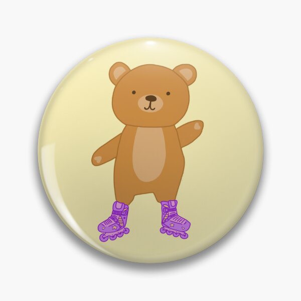 Item preview, Inline skate cute bear designed and sold by emilyvannooij.