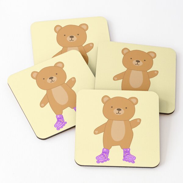 Item preview, Inline skate cute bear designed and sold by emilyvannooij.