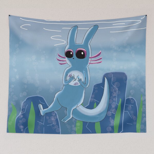 Item preview, Aquatic Slugcat : Rain World designed and sold by ZingyRing.