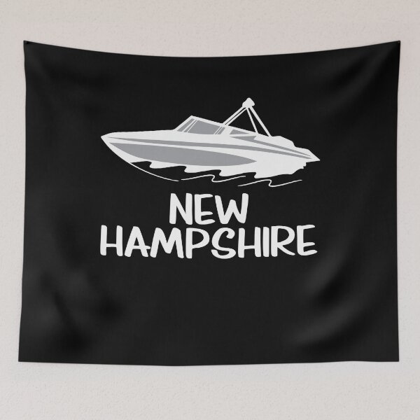Item preview, Boat On The Lake New Hampshire Fun Boat Shirts designed and sold by KentuckyGirlTee.