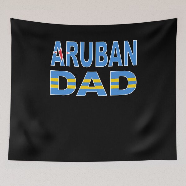 Item preview, Aruban Dad Shirt Aruba Flag Fathers Day designed and sold by KentuckyGirlTee.