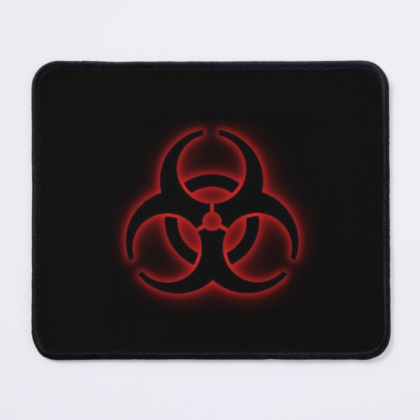 Item preview, Red Biohazard Symbol on Black – Resident Evil Style designed and sold by BestDetailer.