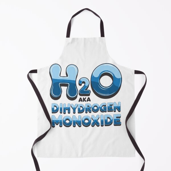 Item preview, Funny H2O Water Molecule Typography– Dihydrogen Monoxide Design designed and sold by ARTReMi.