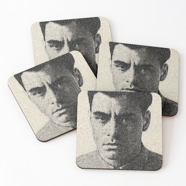 Item preview, Halftone Grit Portrait in Vintage Monochrome Style designed and sold by weirdfishes123.
