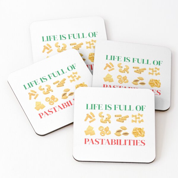 Item preview, Life is full of pastabilities designed and sold by PinkDuckTees.