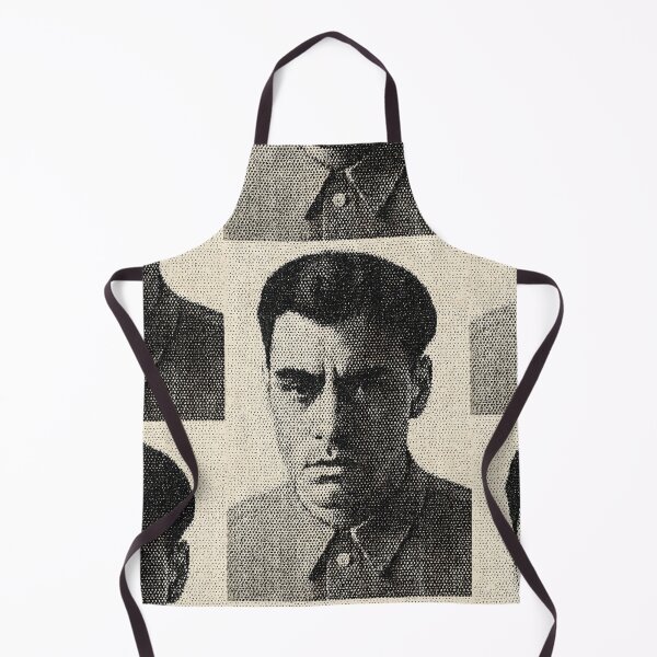 Item preview, Halftone Grit Portrait in Vintage Monochrome Style designed and sold by weirdfishes123.