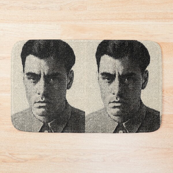 Item preview, Halftone Grit Portrait in Vintage Monochrome Style designed and sold by weirdfishes123.