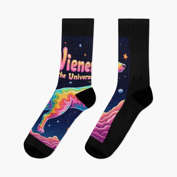 Item preview, Psychedelic Wiener Dog Universe - Surreal Melting Dachshund Art designed and sold by TheLongPaw.