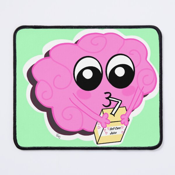 Item preview, Self Care Juice Brain Outline designed and sold by LaurenEhretArt.