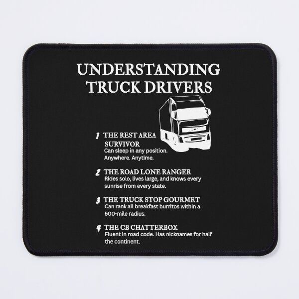 Item preview, Understanding Truck Drivers – Funny Life on the Road Definitions – Black designed and sold by PsyFlow35.