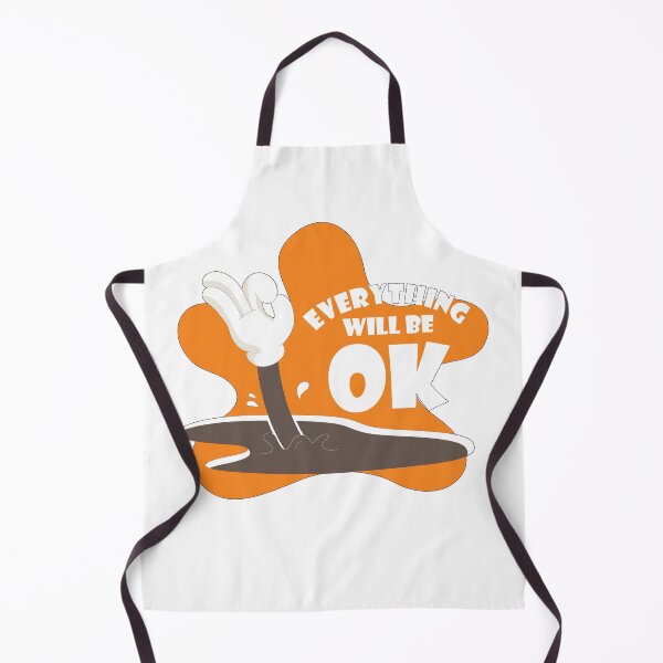 Item preview, Everything Will Be OK – Retro Cartoon Hand Positive Message designed and sold by SkillDesigner.