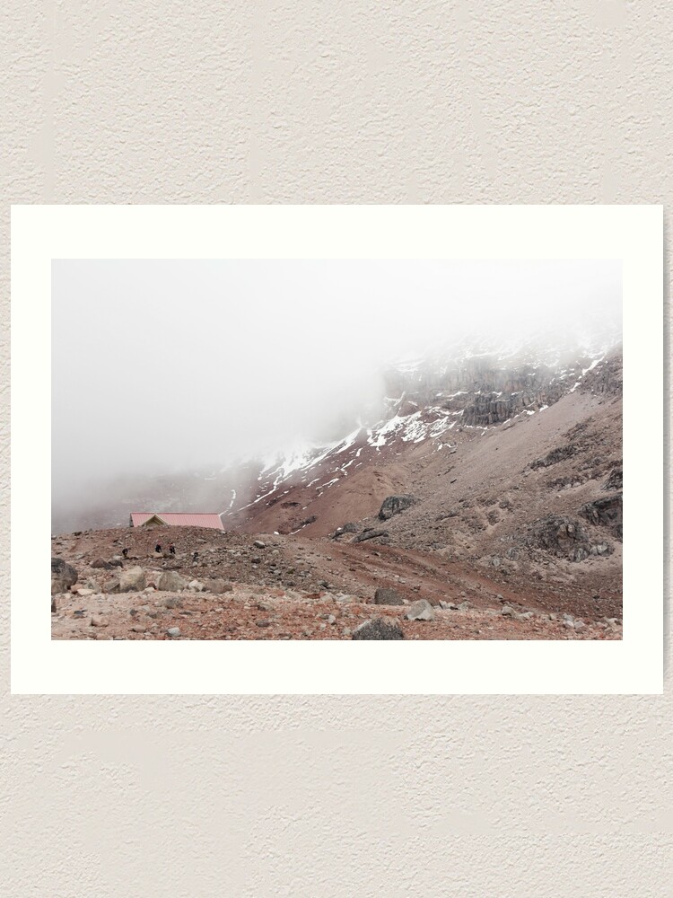 Alternate view of Hiking to Refugio Whymper, Mount Chimborazo, Ecuador Art Print