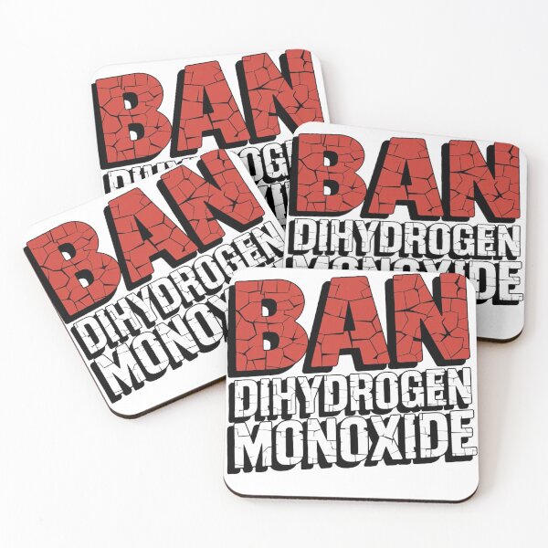 Item preview, Ban Dihydrogen Monoxide– Funny Science Protest Design designed and sold by ARTReMi.
