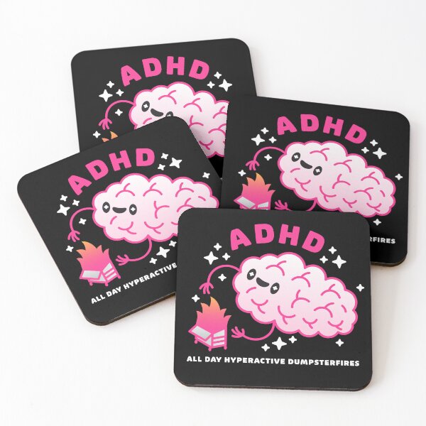 Item preview, Funny ADHD Brain Dumpsterfire designed and sold by musingtreeart.