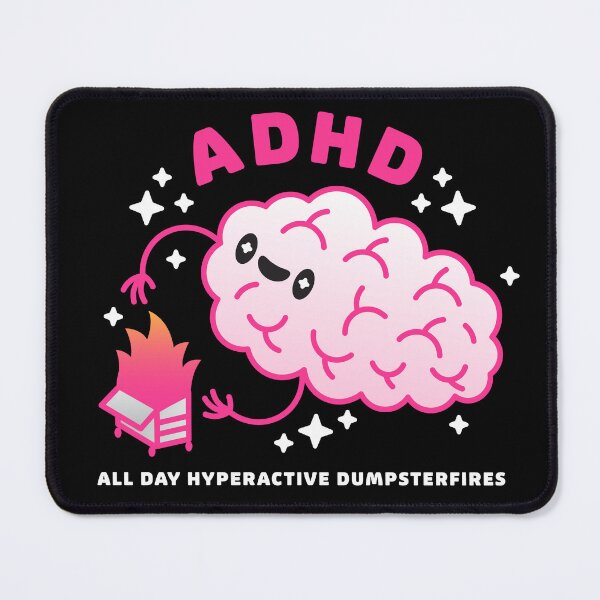 Item preview, Funny ADHD Brain Dumpsterfire designed and sold by musingtreeart.