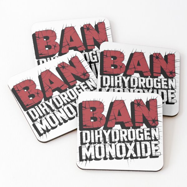 Item preview, Ban Dihydrogen Monoxide– Funny Science Protest Design designed and sold by ARTReMi.
