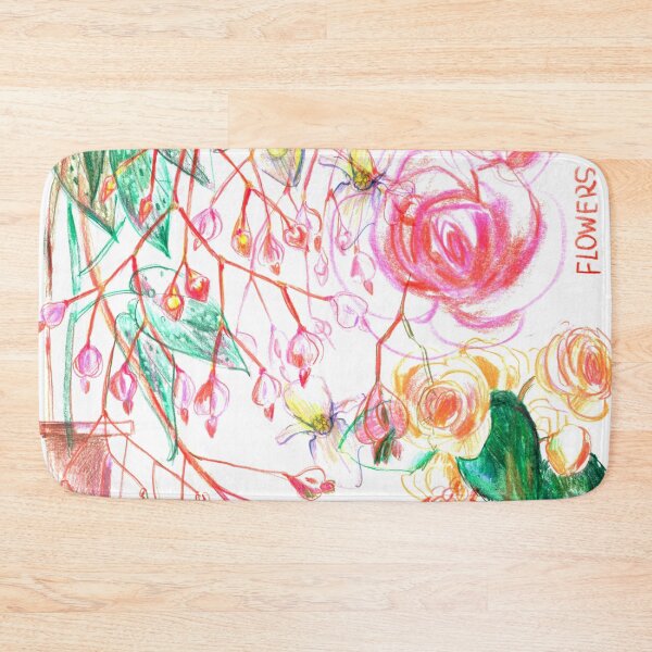 Item preview, Begonia flower artistic collage designed and sold by bokasin.