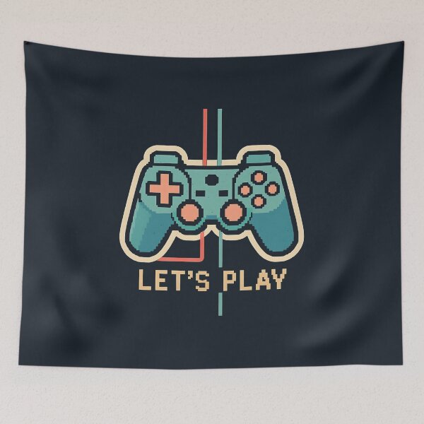 Item preview, Pixel Game Controller T-Shirt | Let's Play Retro Gamer designed and sold by MarCinu Art.