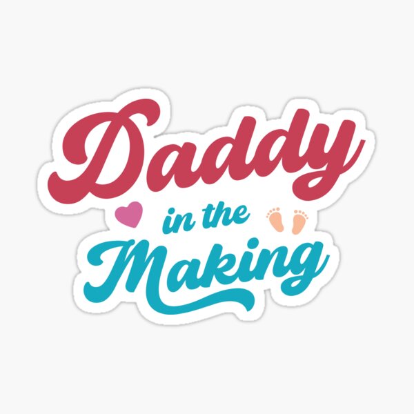 Item preview, Daddy in the Making (Colour Text on White) designed and sold by STUDIO-72.