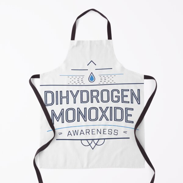 Item preview, Minimalist Dihydrogen Monoxide Awareness – Nerdy Water Joke Tee designed and sold by ARTReMi.