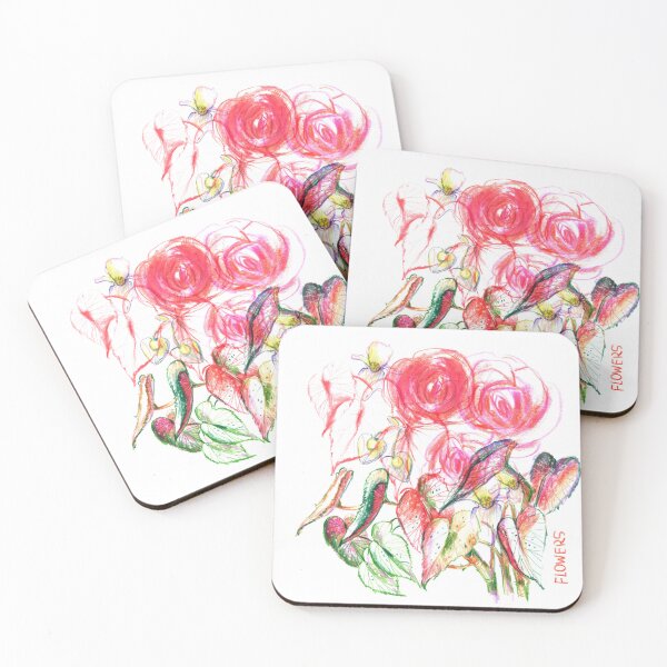 Item preview, Begonia flower artistic collage designed and sold by bokasin.