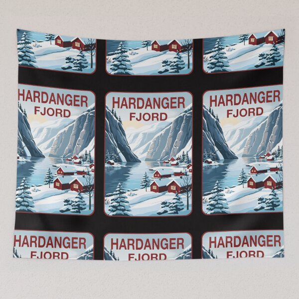 Item preview, Hardanger Fjord Norway designed and sold by blankshirt.