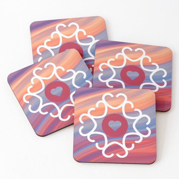 Item preview, Cluster of Hearts Design T-Shirt designed and sold by Anroda Designs.