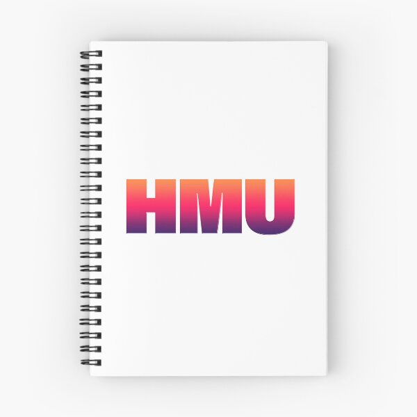 Item preview, HMU - Hit Me Up in Bold Sunset Gradient designed and sold by Memes N Lore .