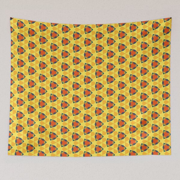 Item preview, color lines polygon seamless colorful repeat pattern designed and sold by Abrahamjrnd.