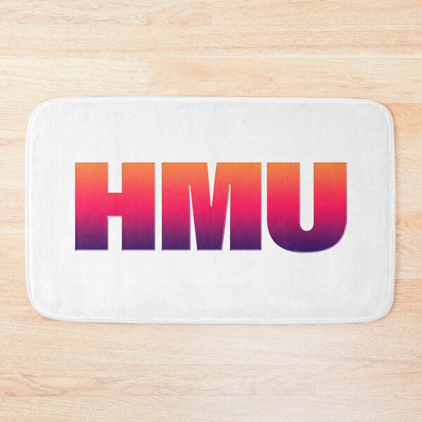 Item preview, HMU - Hit Me Up in Bold Sunset Gradient designed and sold by Memes N Lore .