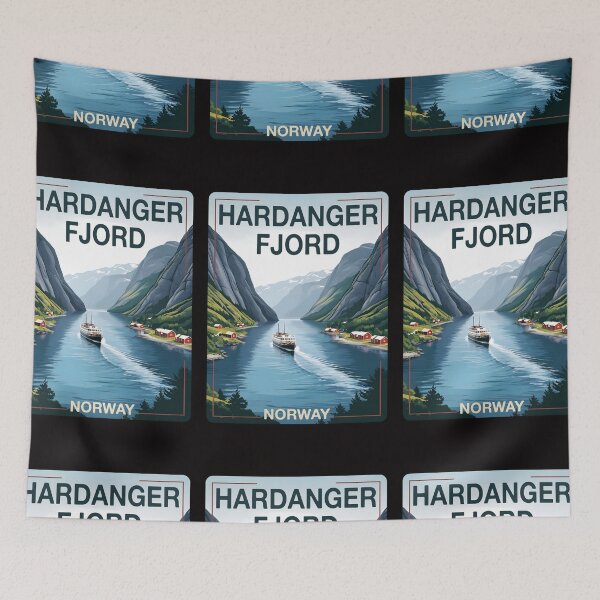 Item preview, Hardanger Fjord Norway designed and sold by blankshirt.