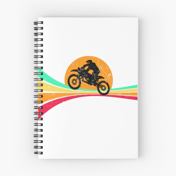 Item preview, Retro Stripes Motorcycle Vintage Motocross Dirt Bike Biker designed and sold by pretty4u.