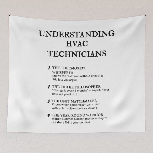 Item preview, Understanding HVAC Technicians – Funny Heating & Cooling Life Definitions designed and sold by PsyFlow35.