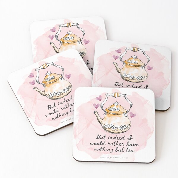Item preview, Jane Austen Tea Regency Era Quote designed and sold by MaryKunzGoldman.