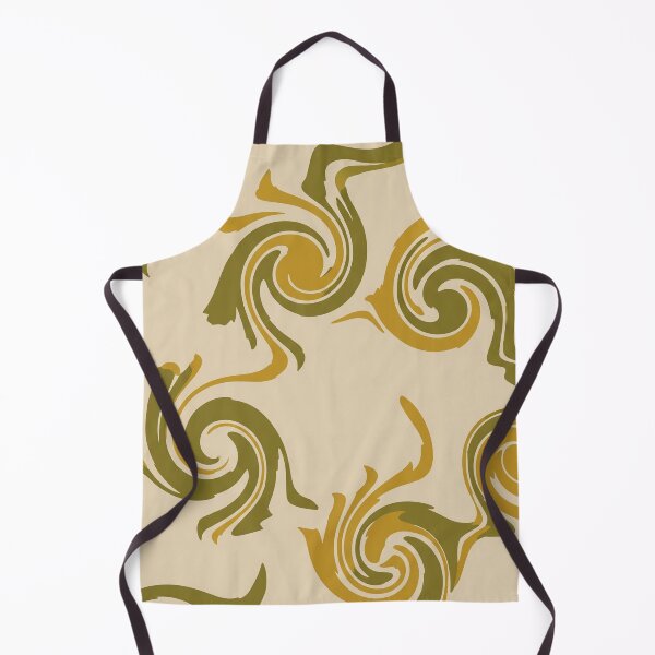 Artikelvorschau, Wirbelmuster in Beige, Gold und Olivgrün entworfen und verkauft von Owcomm.
