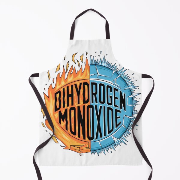 Item preview,  Fire and Ice Dihydrogen Monoxide – Bold Elemental Typography Tee designed and sold by ARTReMi.