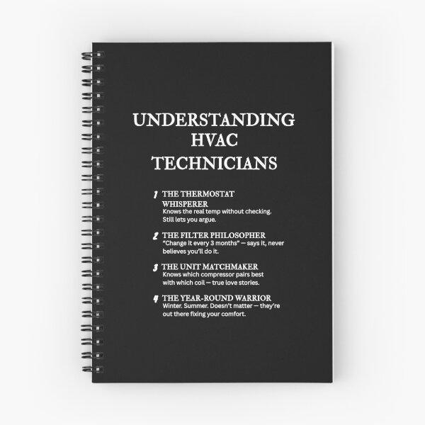 Item preview, Understanding HVAC Technicians – Funny Heating & Cooling Life Definitions – Black designed and sold by PsyFlow35.