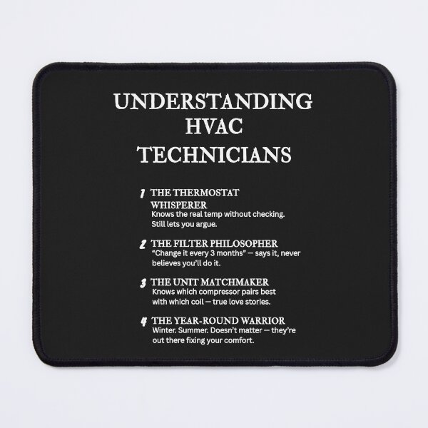 Item preview, Understanding HVAC Technicians – Funny Heating & Cooling Life Definitions – Black designed and sold by PsyFlow35.