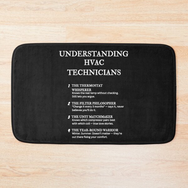 Item preview, Understanding HVAC Technicians – Funny Heating & Cooling Life Definitions – Black designed and sold by PsyFlow35.
