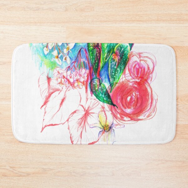 Item preview, Begonia flower artistic collage designed and sold by bokasin.