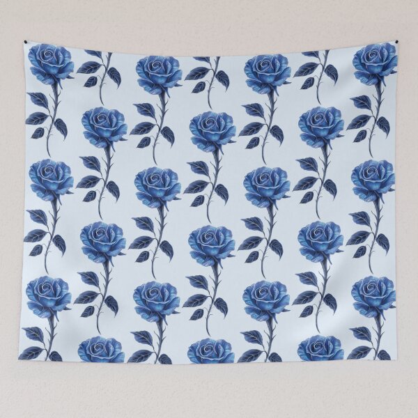 Item preview, Elegant Realistic Blue Rose Botanical Illustration designed and sold by Scarlet Swan.