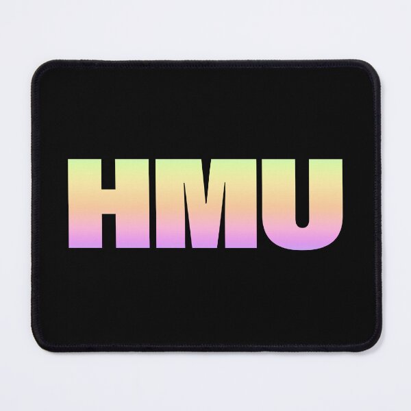 Item preview, HMU - Hit Me Up in Bold Neon Gradient designed and sold by Memes N Lore .