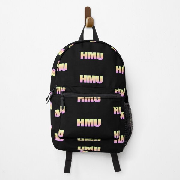Item preview, HMU - Hit Me Up in Bold Neon Gradient designed and sold by Memes N Lore .